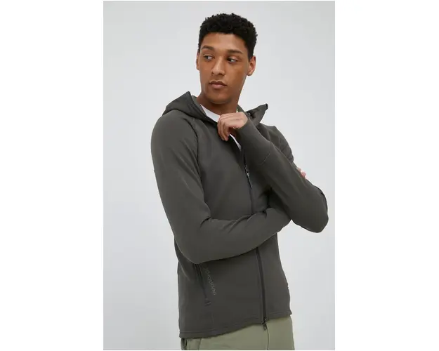 Houdini hanorac Mono Air barbati, culoarea verde, neted