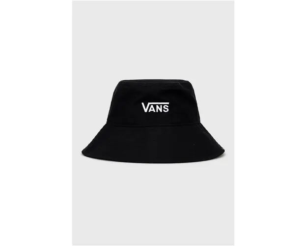 Vans palarie culoarea negru, bumbac VN0A5GRGY281-blck.wht