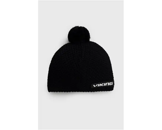 Viking caciula culoarea negru, de lana