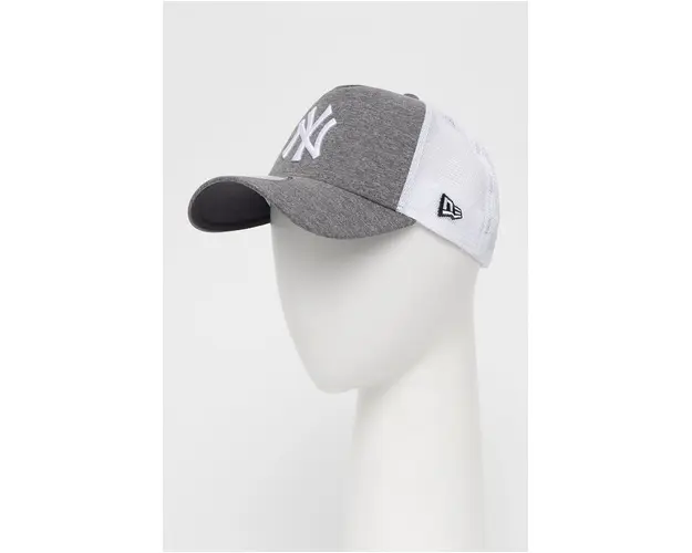 New Era sapca culoarea gri, cu imprimeu 12523898-DKGREY