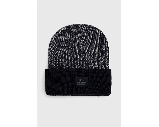 Helly Hansen caciula culoarea albastru marin, din tricot gros