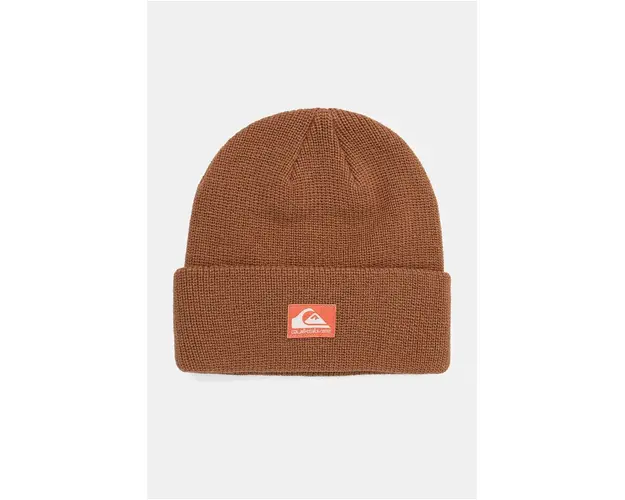 Quiksilver caciula culoarea maro, din tricot gros