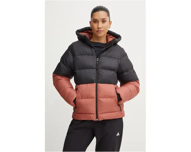 Helly Hansen geaca femei, culoarea roz, de iarna
