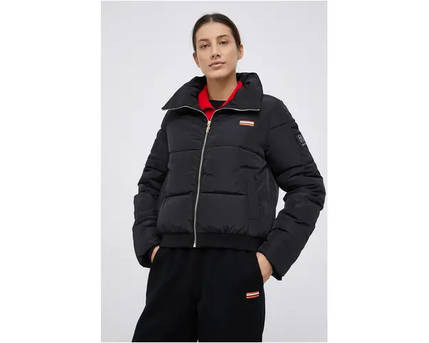 P.E Nation Geaca femei, culoarea negru, de iarna