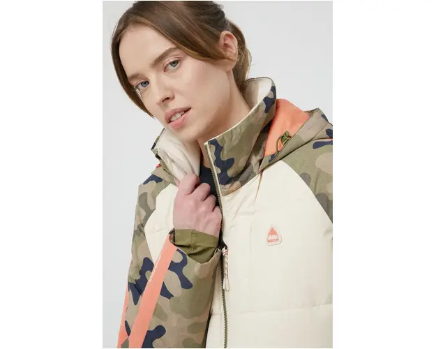 Burton geaca femei, culoarea crem