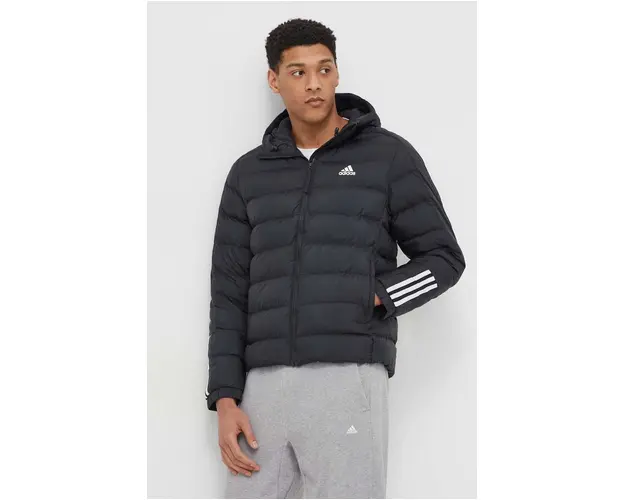 adidas geaca barbati, culoarea negru, de iarna GT1674