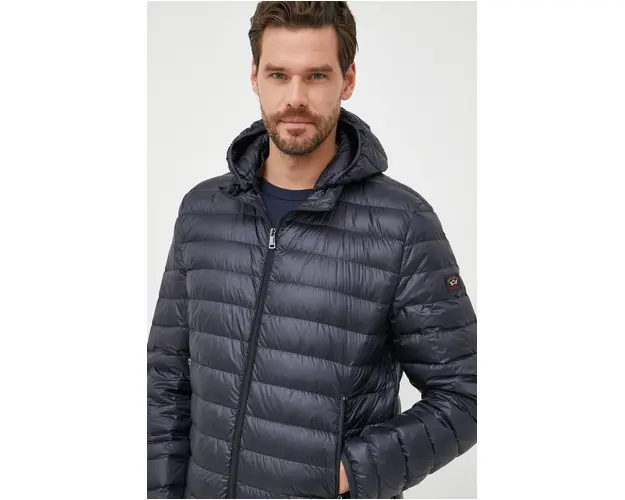 Paul&Shark geaca de puf barbati, culoarea negru, de iarna