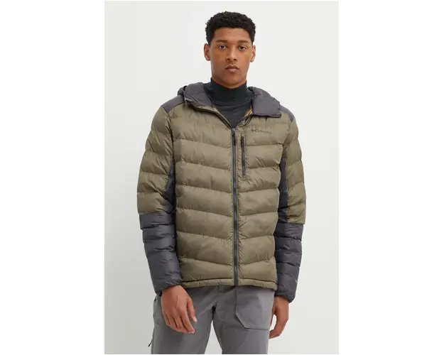 Columbia geaca sport Labyrinth Loop Hooded Jacket culoarea verde, de iarna 1957343