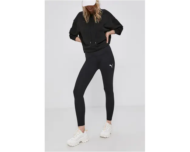Puma Colanti 586859 femei, culoarea negru, material neted