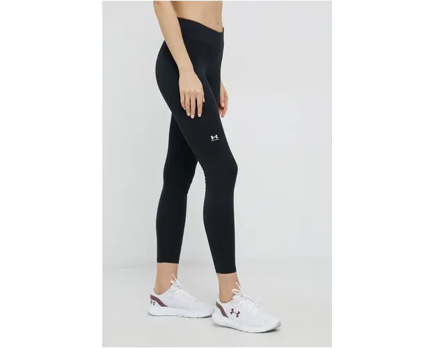Under Armour Colanti 1368700 femei, culoarea negru, material neted