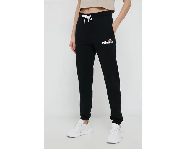 Ellesse Pantaloni femei, culoarea negru, material neted SGK13459-011