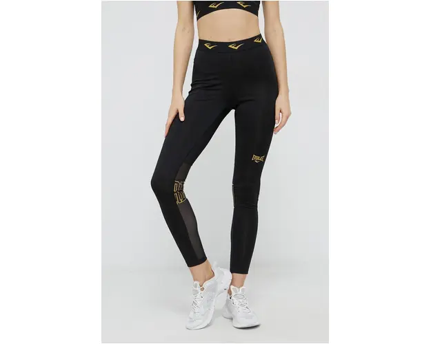 Everlast Colanti femei, culoarea negru, cu imprimeu