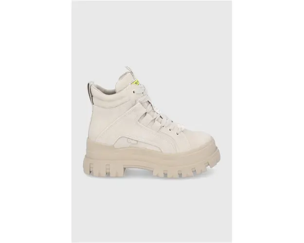 Buffalo Bocanci femei, transparent, cu platforma