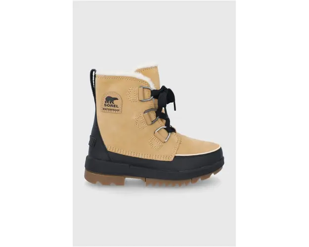 Sorel Bocanci de piele Torino II WP culoarea bej