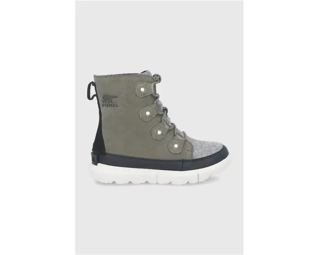 Sorel cizme de iarna SOREL EXPLOER II culoarea verde