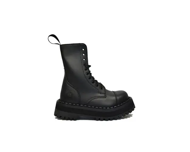 Altercore Pantofi 353 Vegan femei, culoarea negru, cu platforma