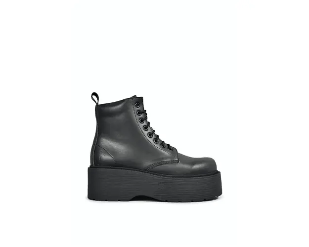 Altercore Botine Adara femei, culoarea negru, cu platforma