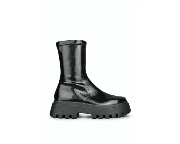 Altercore Botine Morrigan femei, culoarea negru, cu platforma