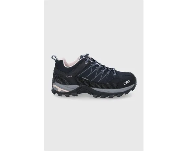CMP pantofi RIGEL LOW WMN TREKKING SHOES WP femei, culoarea albastru marin
