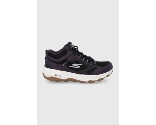 Skechers Pantofi culoarea violet, cu toc plat