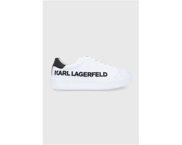 Karl Lagerfeld Ghete de piele culoarea negru