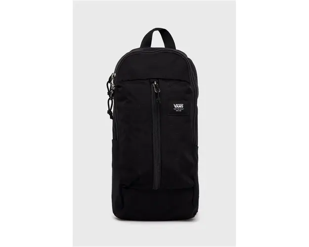 Vans Rucsac barbati, culoarea negru, mic, material neted