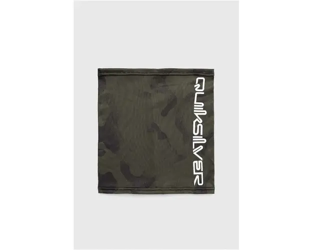 Quiksilver fular impletit Misty barbati, culoarea verde, modelator