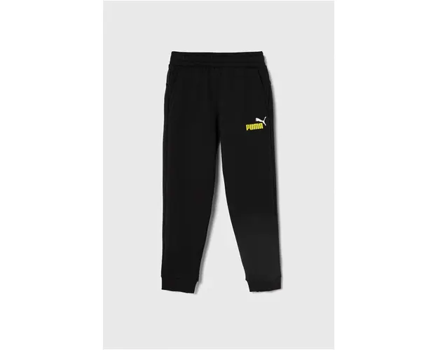 Puma pantaloni copii culoarea negru, melanj