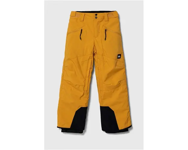 Quiksilver pantaloni copii culoarea galben