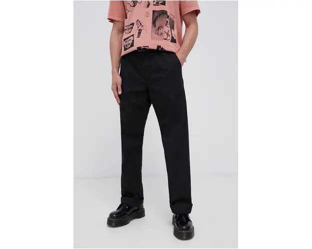 Vans pantaloni barbati, culoarea negru, cu fit chinos VN0A5FJBBLK1-Black