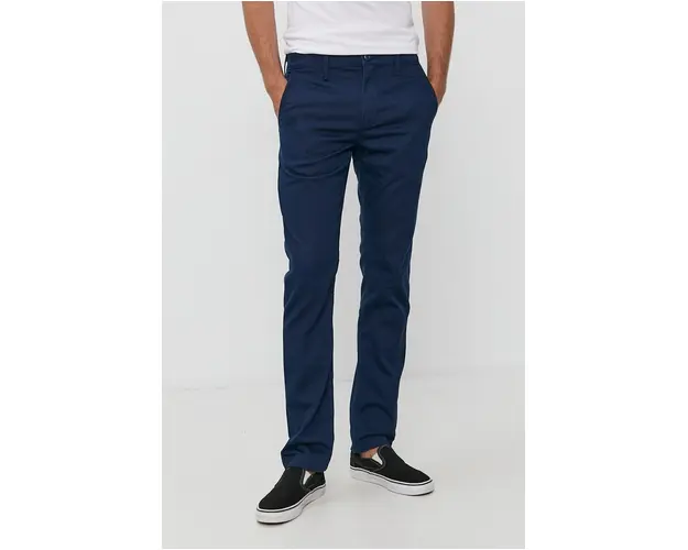 Vans pantaloni barbati, culoarea bleumarin, cu fit chinos VN0A5FJ7LKZ1-dressblues