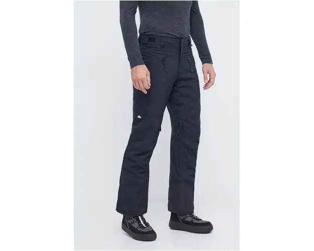 Quiksilver pantaloni Boundry barbati, culoarea negru