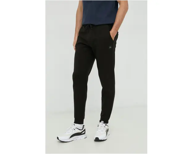 Rip Curl pantaloni de trening barbati, culoarea gri, neted