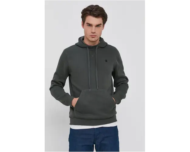 G-Star Raw bluza x Sofi Tukker barbati, culoarea gri, cu gluga, neted