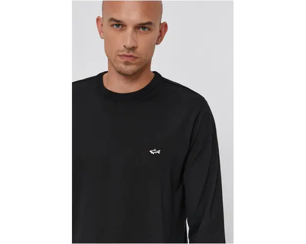 Paul&Shark Pulover barbati, culoarea negru, light