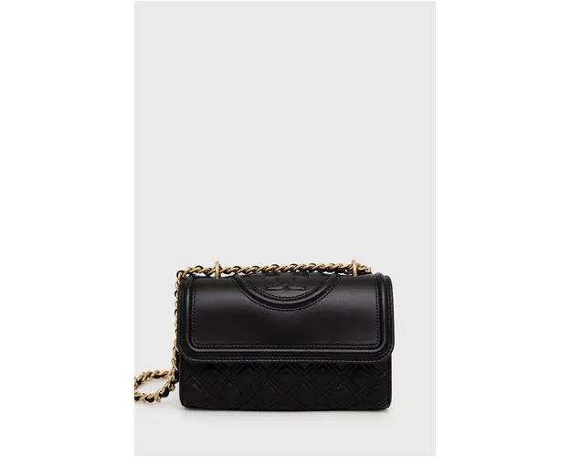 Tory Burch Poseta de piele culoarea negru