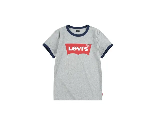 Levi's Tricou copii culoarea gri, cu imprimeu