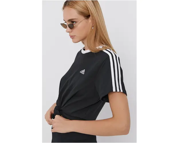 Adidas Tricou din bumbac GS1379 culoarea negru