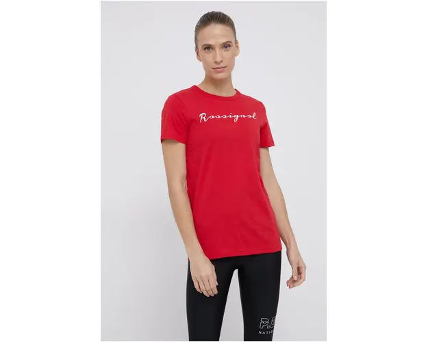 Rossignol Tricou din bumbac culoarea rosu