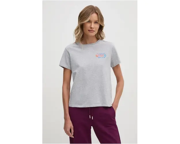 MC2 Saint Barth tricou din bumbac femei, culoarea turcoaz
