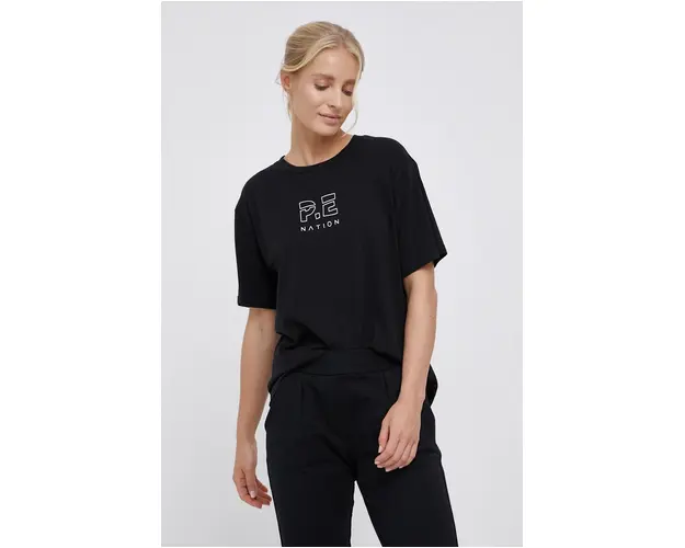P.E Nation Tricou din bumbac culoarea negru