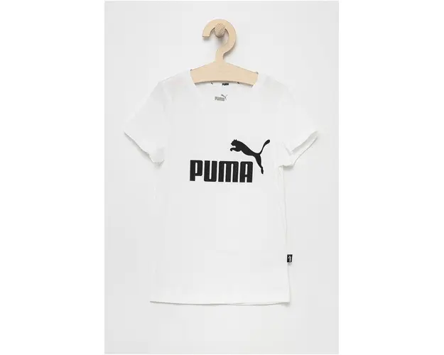 Puma Tricou de bumbac pentru copii 587029 culoarea alb