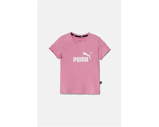 Puma tricou de bumbac pentru copii culoarea roz