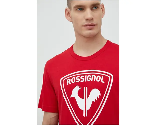 Rossignol tricou din bumbac culoarea rosu, cu imprimeu