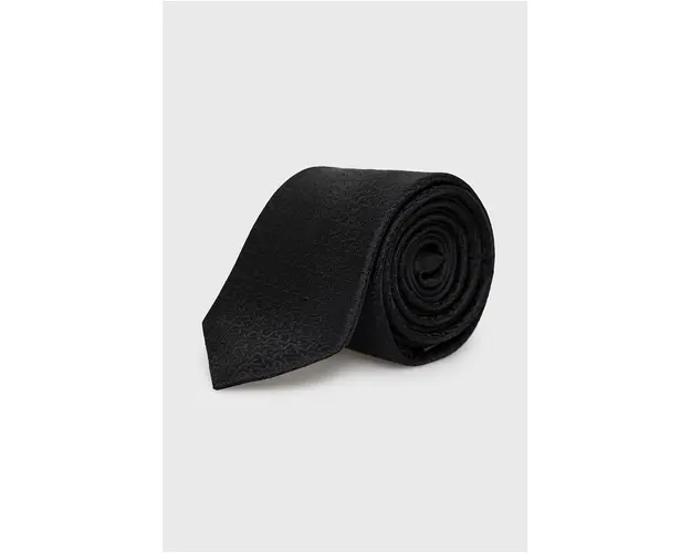 Michael Kors cravata de matase culoarea negru