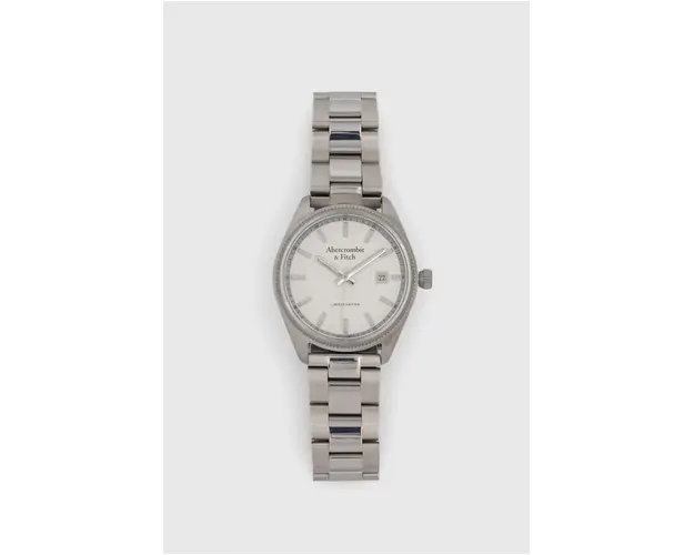 Abercrombie & Fitch ceas Limited Edition culoarea argintiu