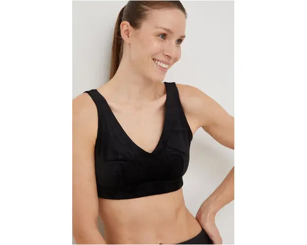 Dkny sutien culoarea negru, neted
