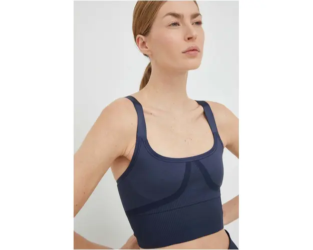 Puma sutien sport x VOGUE culoarea bleumarin, uni 536689-22