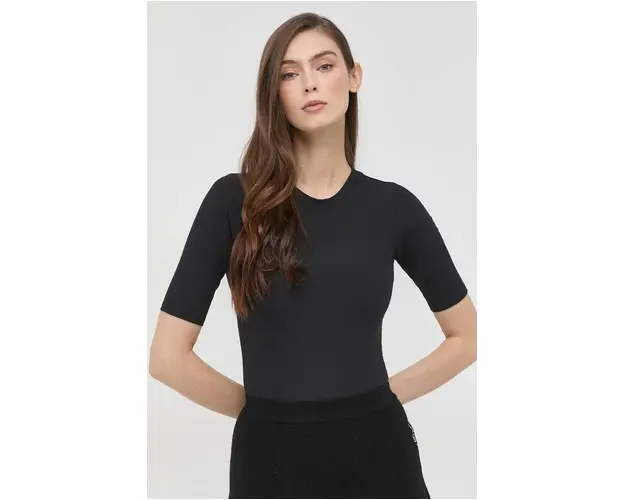 Spanx body Suit Yourself Ribbed Short femei, culoarea negru