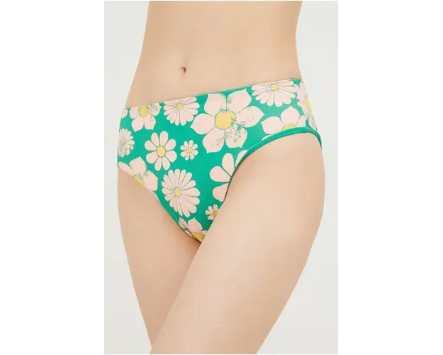 Roxy chiloti de baie cu doua fete culoarea verde